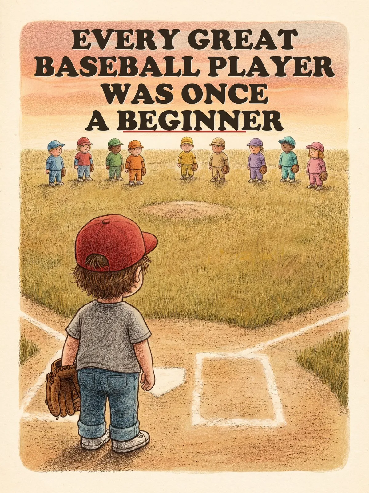 Every Great Baseball Player Was Once a Beginner: book cover