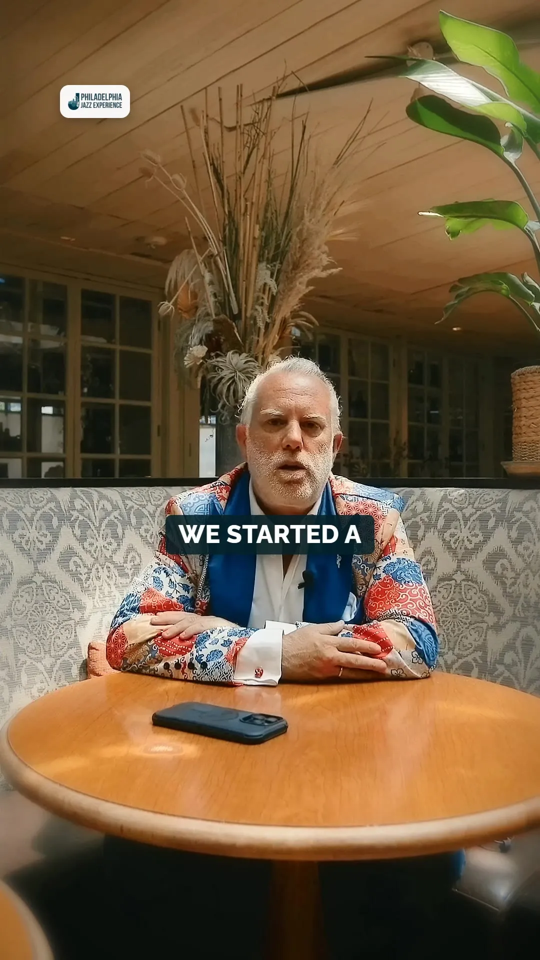 A still from the Philadelphia Jazz Experience origin story reel