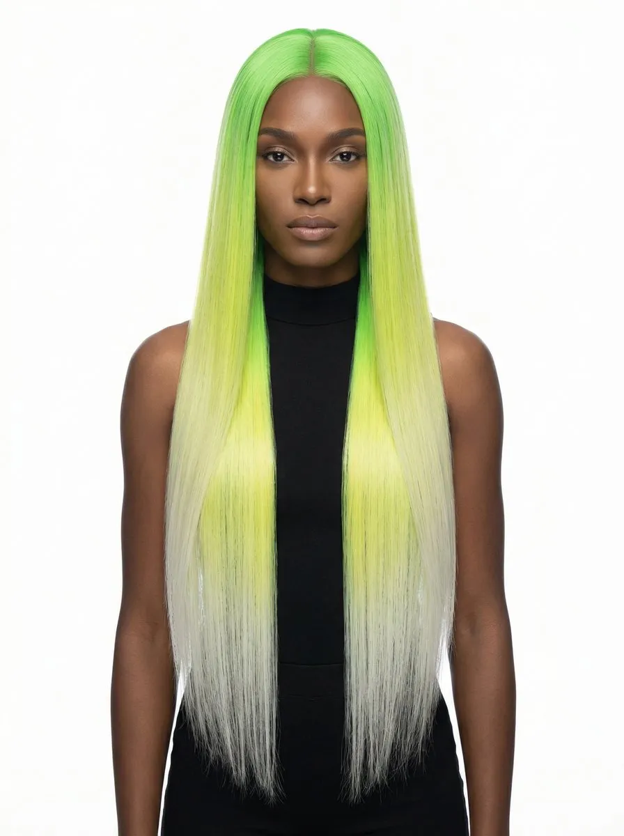 The Velvet Riot Wig Co.: product shot, Neon Ghost